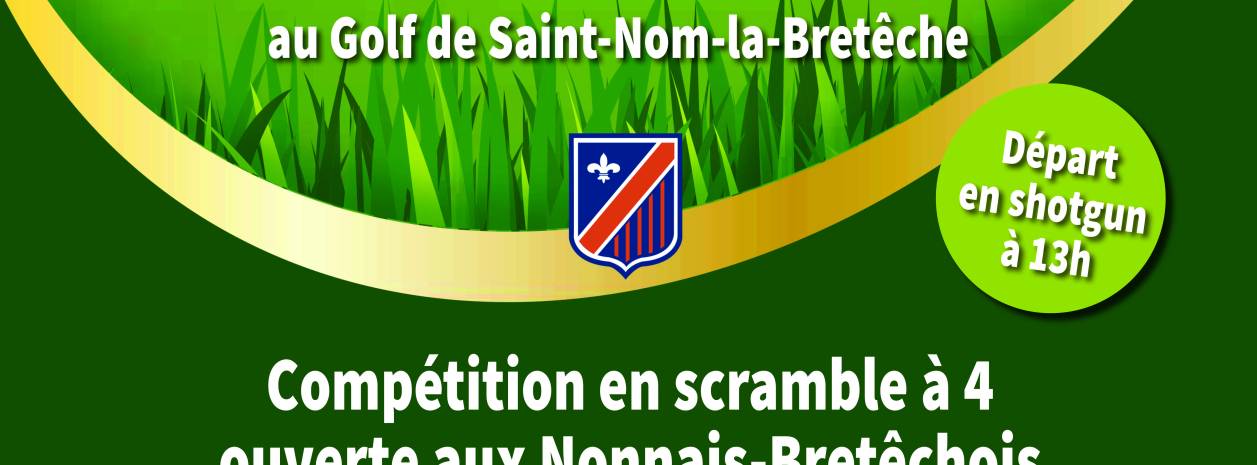Affiche coupe de golf de la mairie 2025