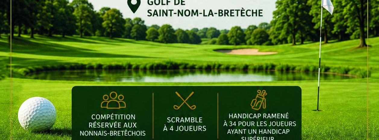 Affiche coupe de golf de la mairie 2026