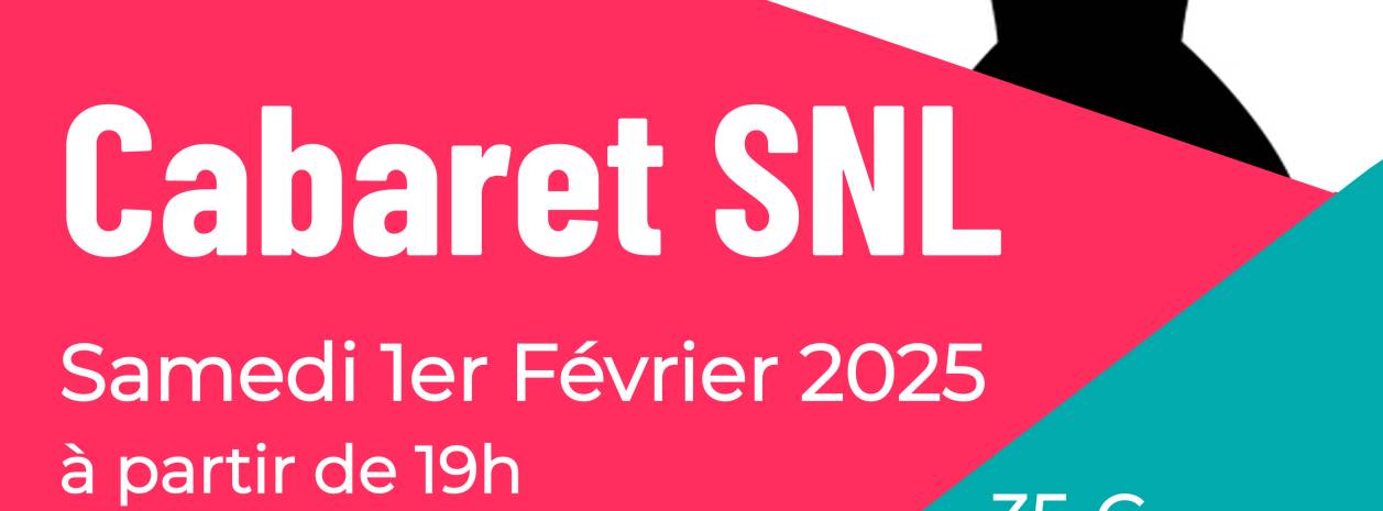 Affiche cabaret SNL Yvelines