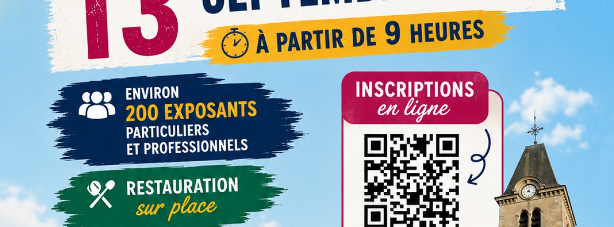 Affiche brocante / vide grenier 2026