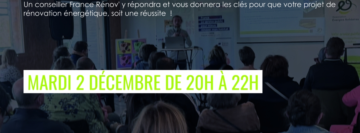 Affiche Conférence Energies Solidaires