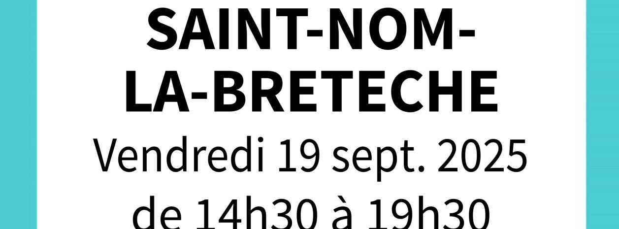 Affiche Don du sang 19 septembre 2025