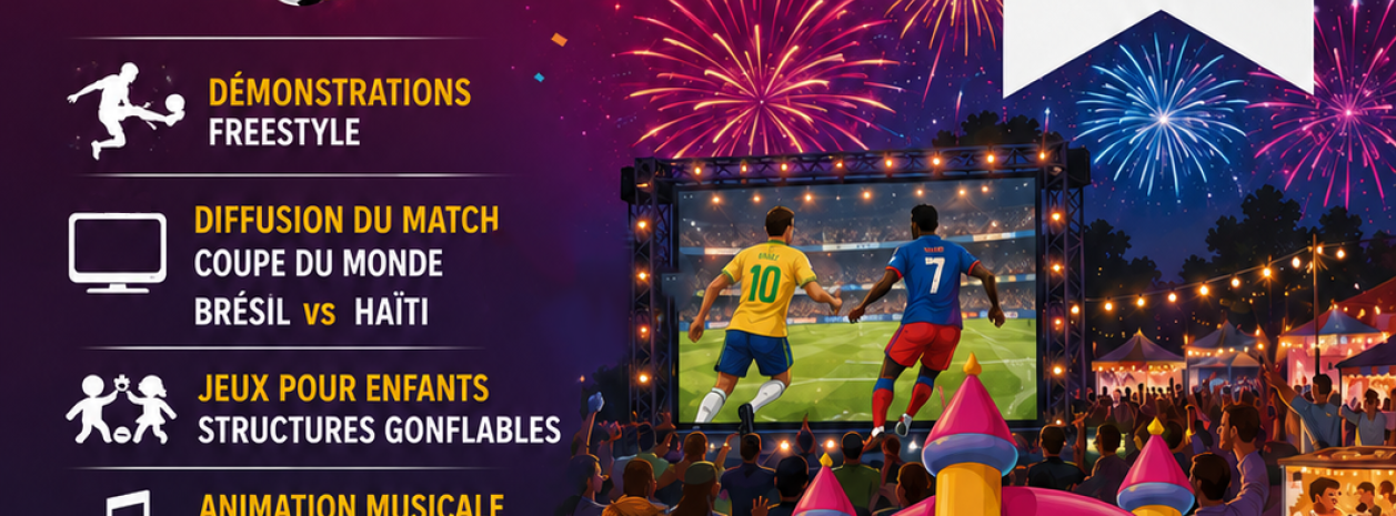 Affiche fête du village 2026