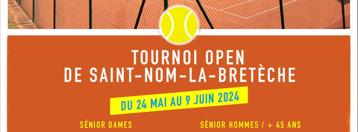 Affiche Open de Tennis SNLB 2024