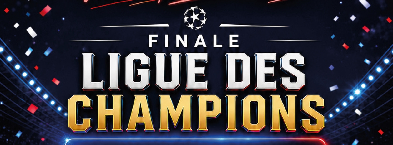 Affiche diffusion Ligue des Champions 2026