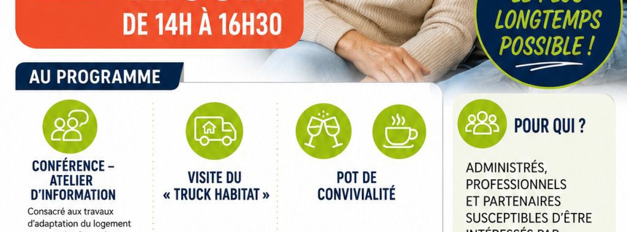 Affiche atelier Maintien à domicile