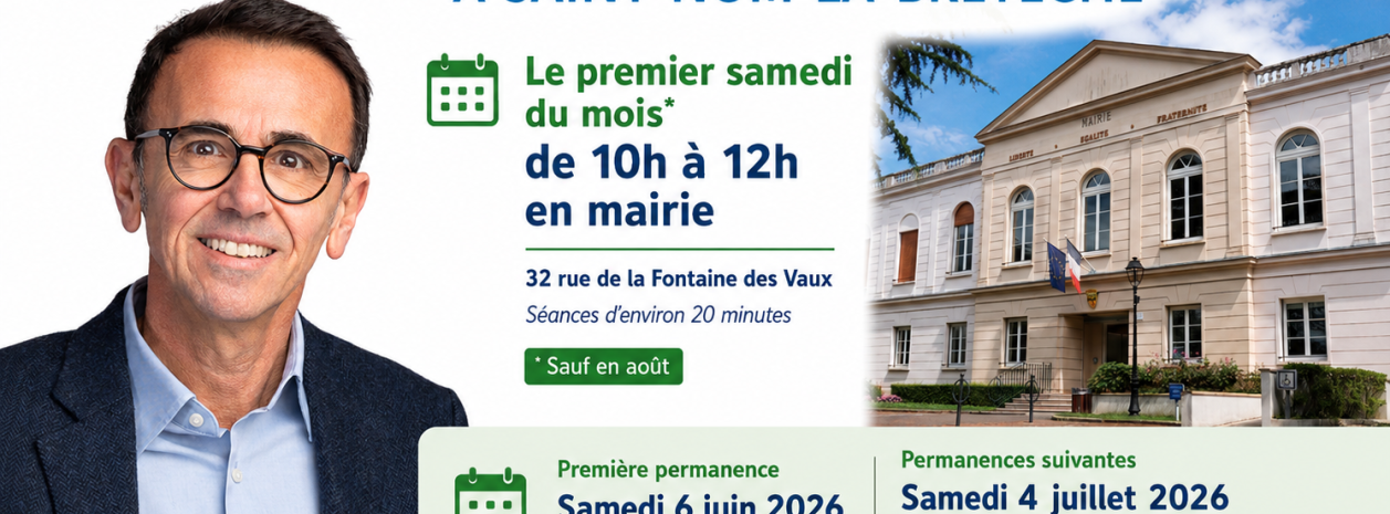 Affiche permanences du Maire