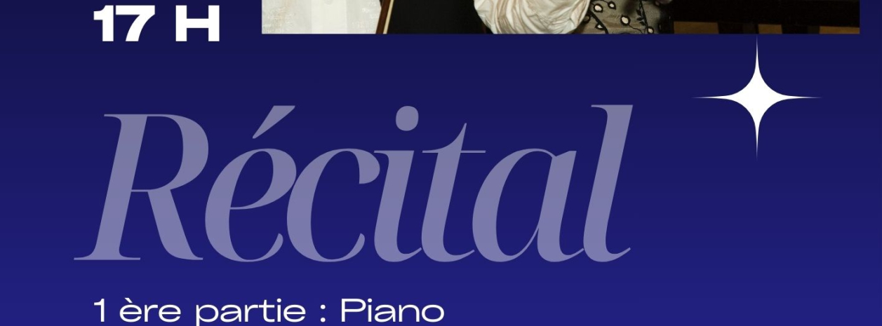 Affiche récital piano & violon du Conservatoire